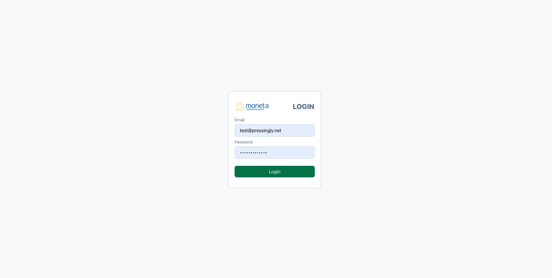 Login Page